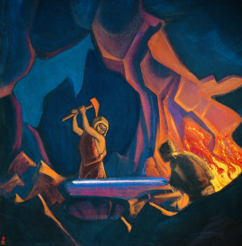 Nibelungs. Forging the Sword od Nikolai Konstantinow. Roerich