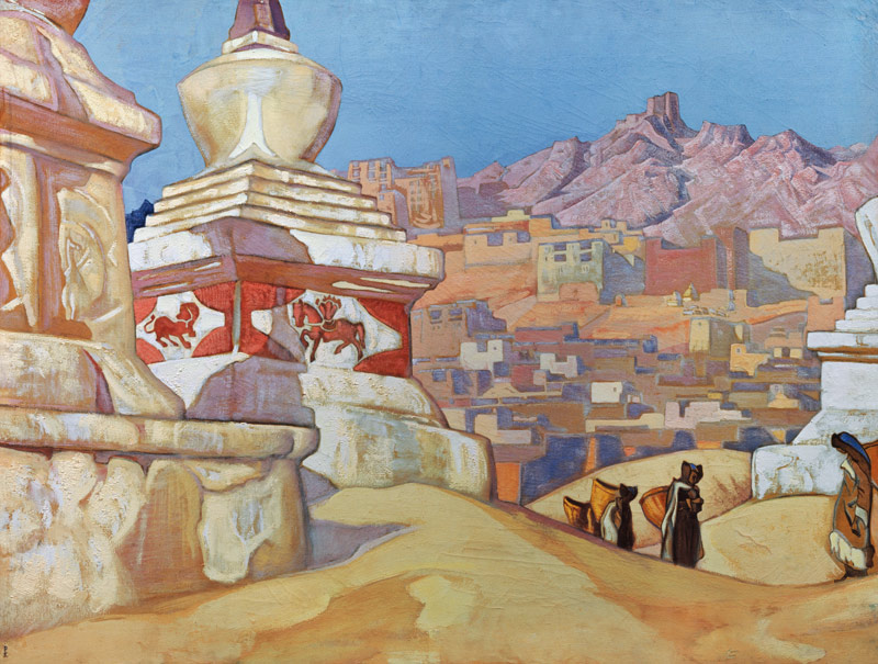 Steed of Good Fortune (From Maitreya suite) od Nikolai Konstantinow. Roerich