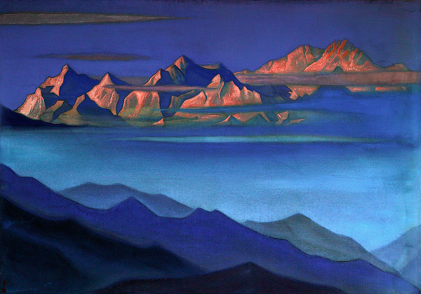Kangchenjunga od Nikolai Konstantinow. Roerich