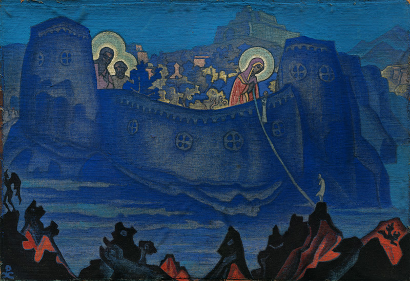 Madonna Laboris od Nikolai Konstantinow. Roerich