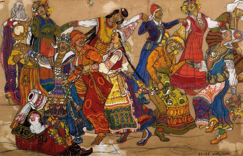 Szene aus Peer Gynt od Nikolai Konstantinow. Roerich