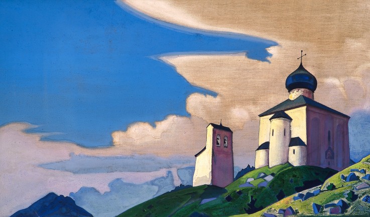 The Saint Sergius of Radonezh Church od Nikolai Konstantinow. Roerich