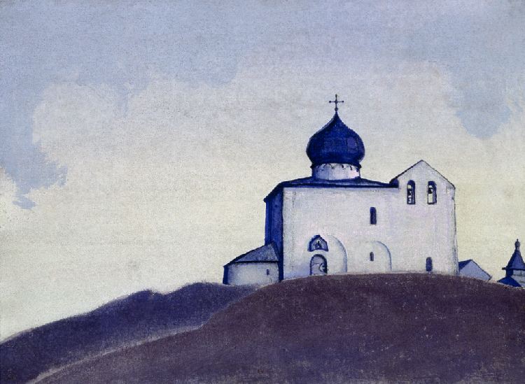 Die Kirche des Heiligen Sergius in Amerika od Nikolai Konstantinow. Roerich