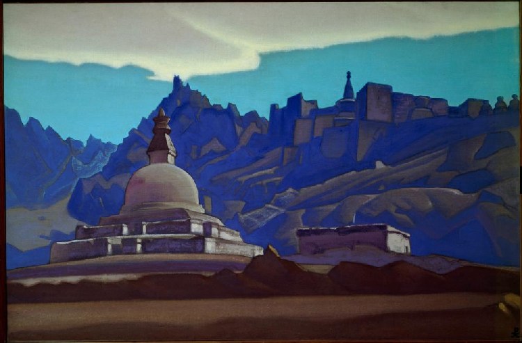 Tombs. Ladakh od Nikolai Konstantinow. Roerich