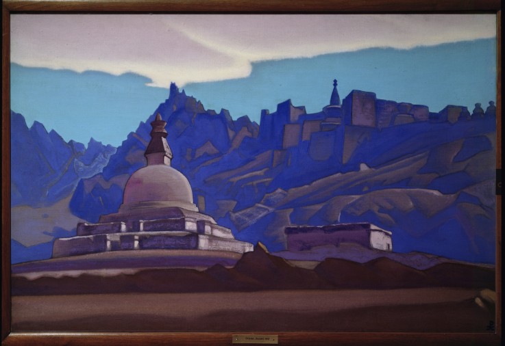 Burial mound. Ladakh od Nikolai Konstantinow. Roerich