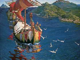 Varangians / overseas guests / by Roerich