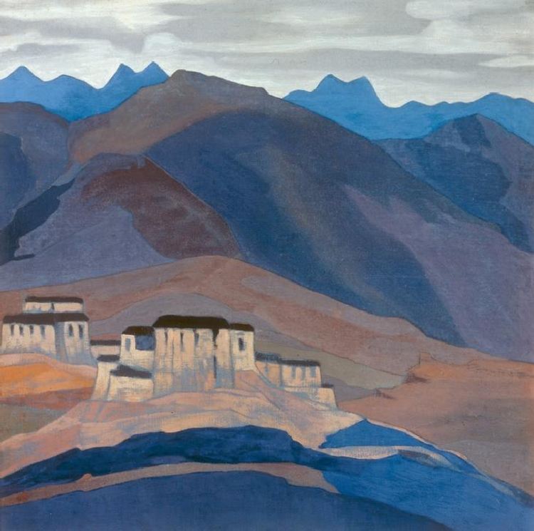 Tibetan Monastery: from the Sanctuaries and Citadels Suite od Nikolai Konstantinow. Roerich
