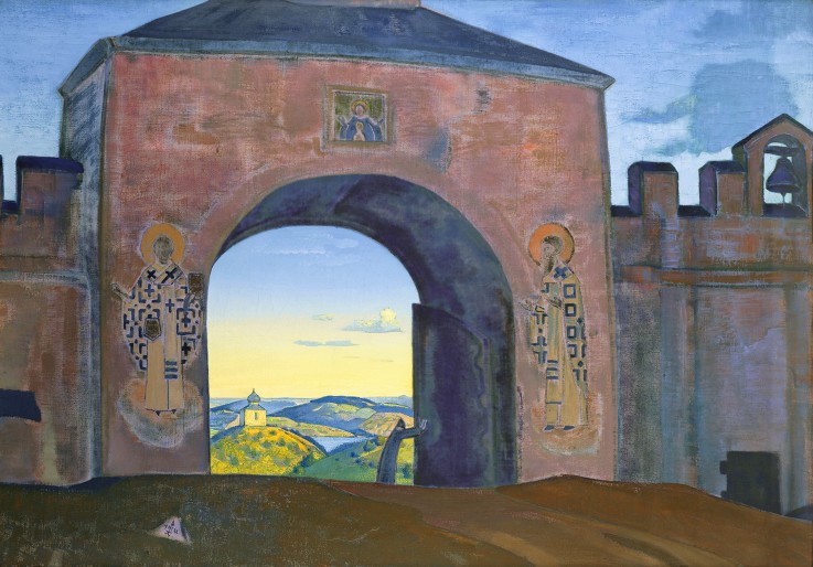 And We are Opening the Gates (From Sancta series) od Nikolai Konstantinow. Roerich