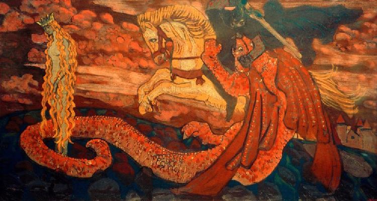 Zmiewna (The Daughter of the Dragon) od Nikolai Konstantinow. Roerich