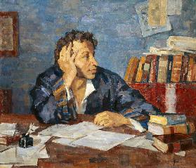 Portrait of the poet Alexander S. Pushkin