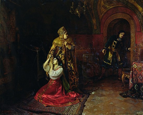 The last minutes of Godunov''s family od Nikolai Pavlovich Shakhovskoi