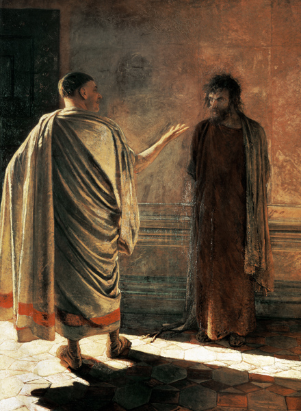 What is Truth? (Christ and Pilate) od Nikolai Nikolajewitsch Ge