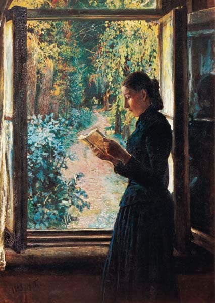 Portrait of Natalia Petrunkevich od Nikolai Nikolajewitsch Ge