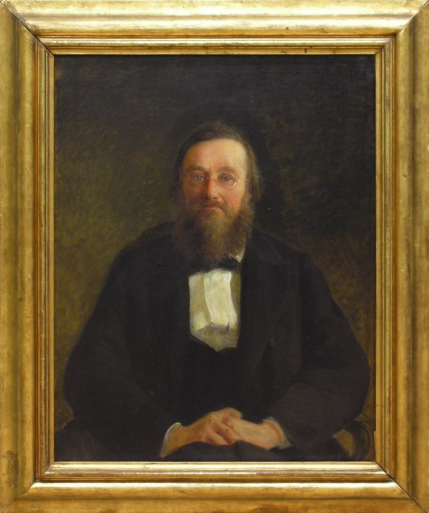 Portrait of the Historian Nikolai I. Kostomarov (1817-1885) od Nikolai Nikolajewitsch Ge