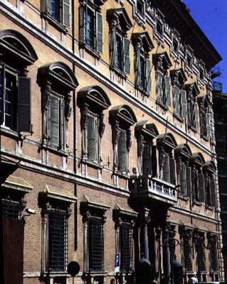 View of the facade, designed by Paolo Marucelli and based on a design by Cigoli (1559-1613) 1637-42 od 