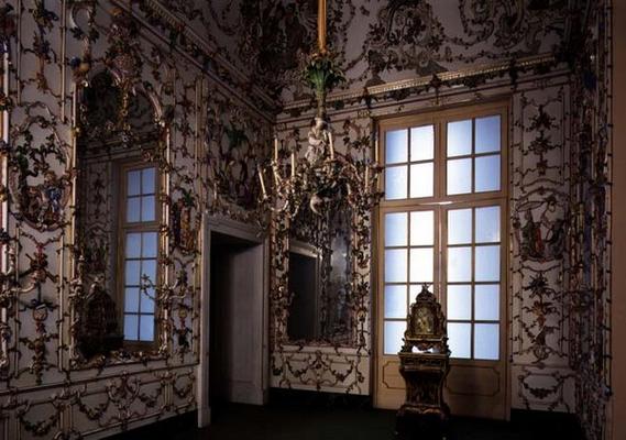 The 'Salottino di Porcellana' (Hall of Porcelain) designed for the Villa Reale in Portici by S. Fisc od 