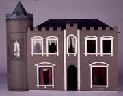 'Cairngorm Castle', a Scottish baronial castle style dollshouse, view of the front, English (mixed m