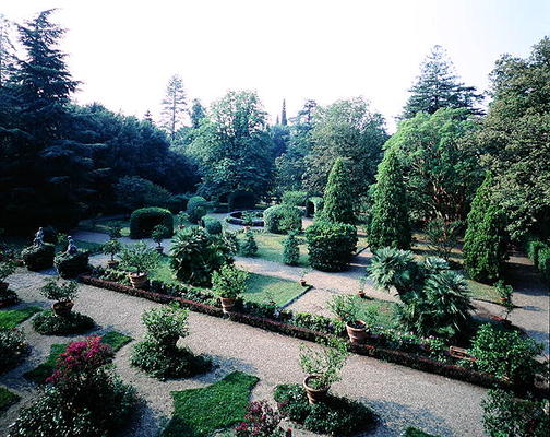View of the Main Garden, Villa Medicea de Careggi (photo) od 