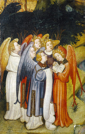 A Choir Of Angels A Fragment, Probably Of  Nativity od 
