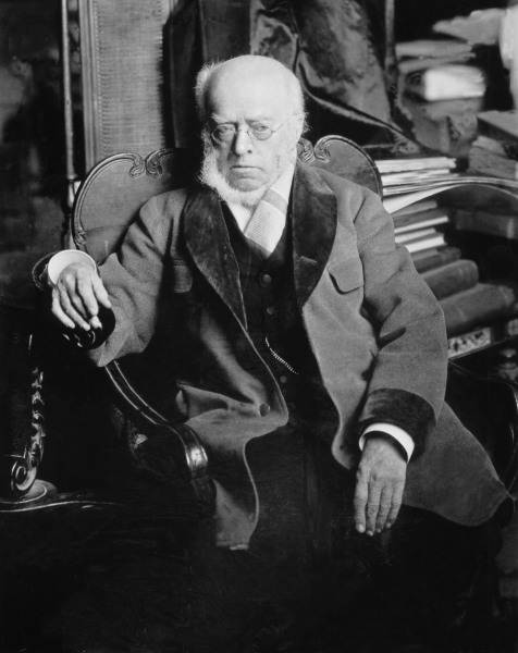 Adolph v.Menzel, portrait photo/Haeckel od 