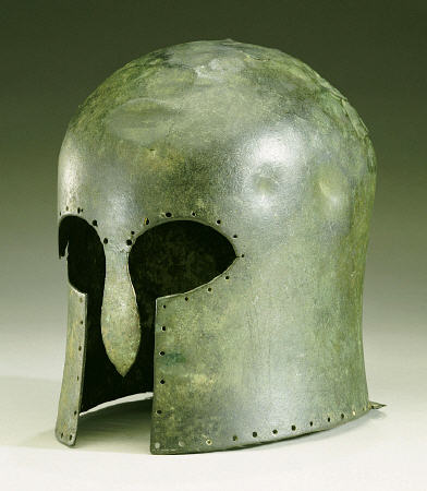 A Greek Bronze Corinthian Helmet od 