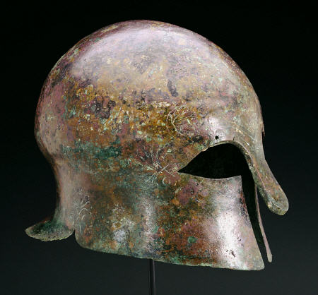 A Greek Bronze Corinthian Helmet od 