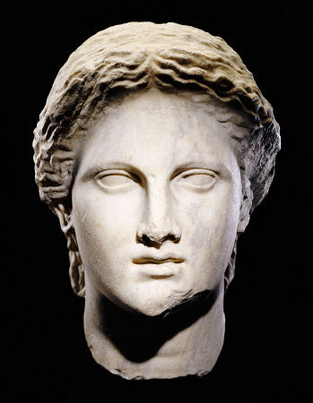 A Greek Marble Female Head od 
