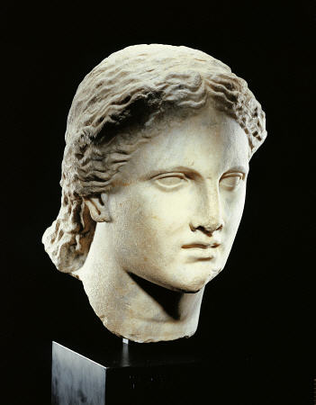 A Greek Marble Female Head od 