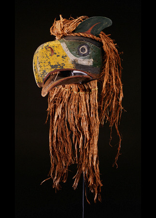A Kwakiutl Thunderbird Mask, Red Cedar od 
