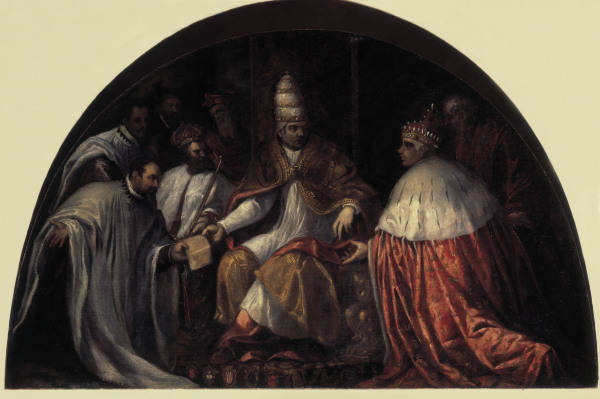 Alexander III hands over... / Painting od 