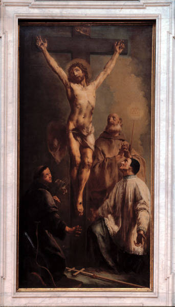 A. Marinetti, Jesus sur la Croix+ saints od 