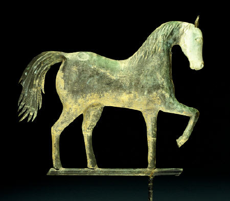 A Molded Copper And Cast Zinc Horse Weathervane od 