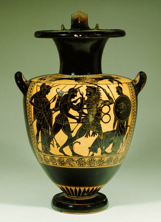 An Attic Black-Figure Amphora, With Herakles Fighting Apollo For The Sacred Bronze Tripod Of Delphi od 