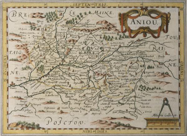 Anjou , Maps od 