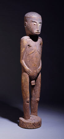 An Unusual Melanesian Male Figure od 