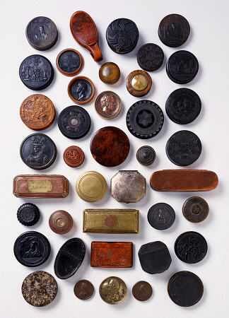 A Selection Of Snuff And Tobacco Boxes, 18th / 19th Century od 