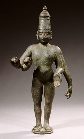 A South Indian, Vijayanagar, Bronze Figure Of Probably Rama od 