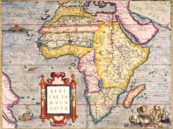 Africa , Map od 