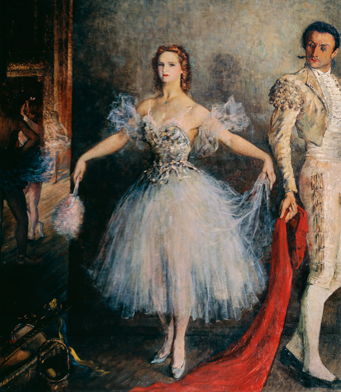 Bildnis der Balletttänzerin E.Semenowa als Carmen od 