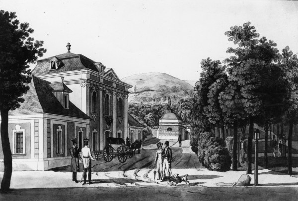 Baden (N..), Kurpark / Rad. um 1810 od 