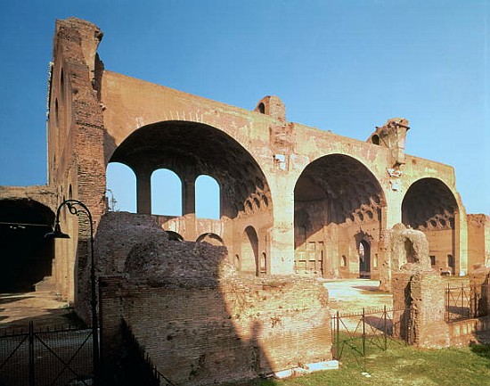 Basilica of Maxentius or Constantine, Late Roman Period, c.300 od 