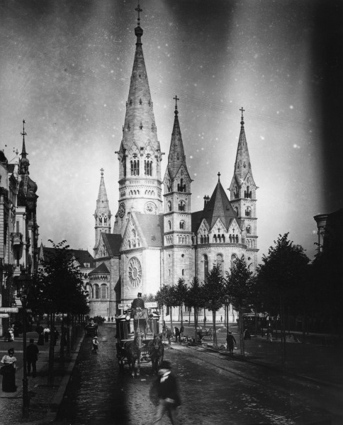 Berlin, Gedächtniskirche / Foto um 1900 od 
