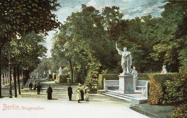 Berlin, Siegesallee / postcard c. 1905. od 