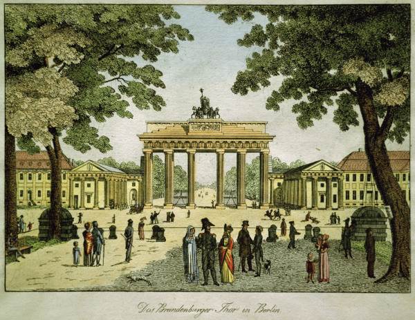 Berlin , Brandenburg Gate od 
