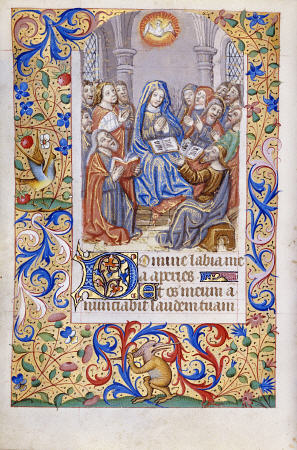 Book Of Hours, Use Of Paris, In Latin With Prayers In French od 