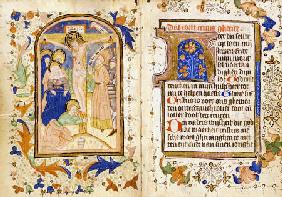 Book Of Hours, In Dutch, Depicting Crucifixion Of Christ