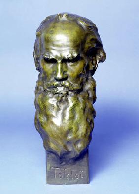 Bronze Head Of Leo Tolstoy