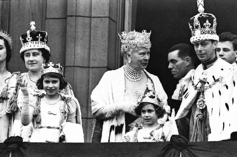 Coronation of English King George VI of England od 