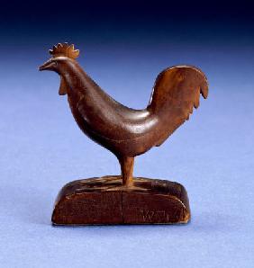Carved Figure Of A Rooster