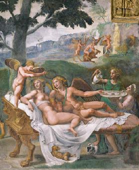 Cupid a.Psyche /Mural/ Giulio / 1532/34